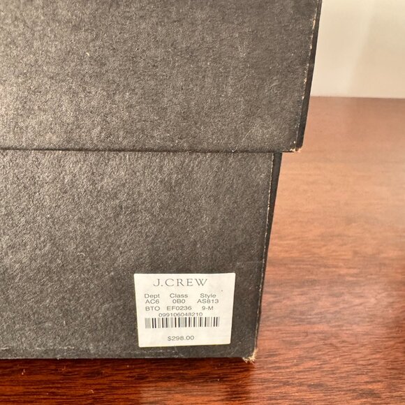 J Crew Kenton Leather Cap Toe Boot Size 9 Originally $298 - Picture 7 of 8